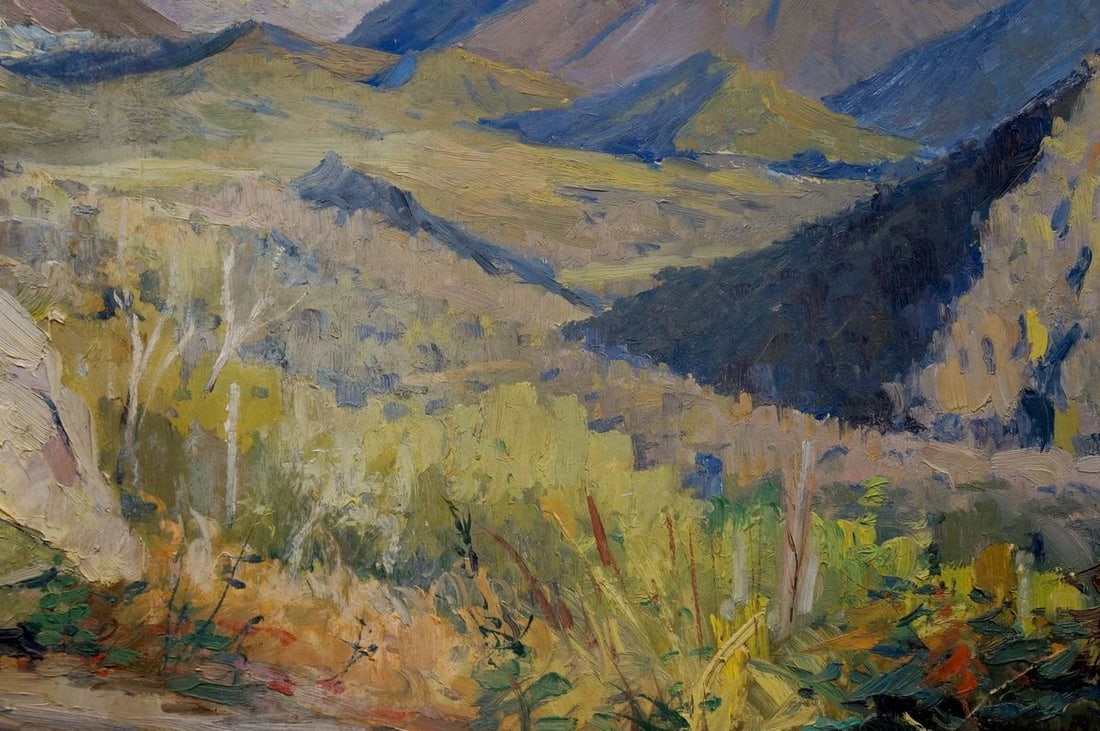 Oil painting Mountains landscape Egorov Boris Kuzmich - 6