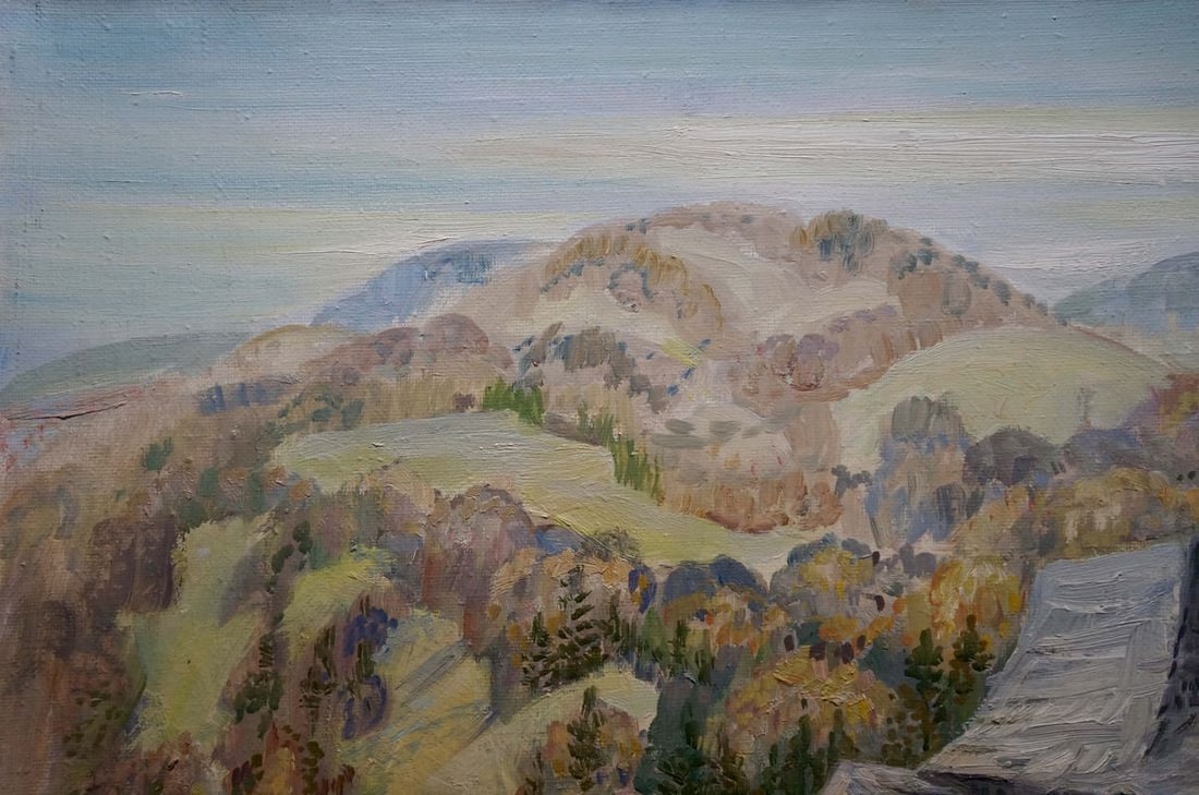 Oil painting Carpathian landscape Limar Anatoly Pavlovich - 3