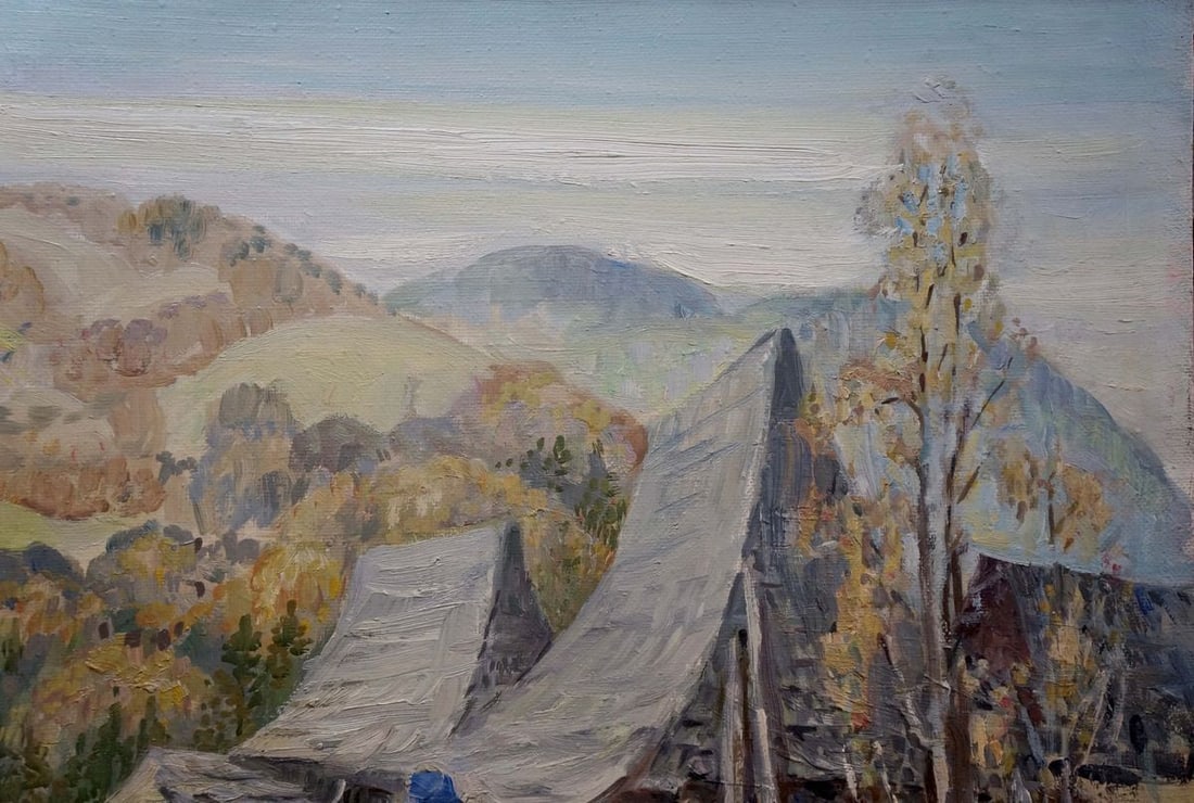 Oil painting Carpathian landscape Limar Anatoly Pavlovich - 4