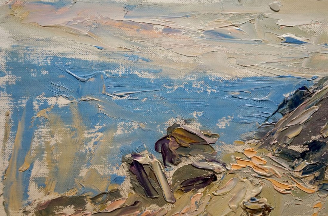 Oil painting With sea views Endeberya Victor - 3