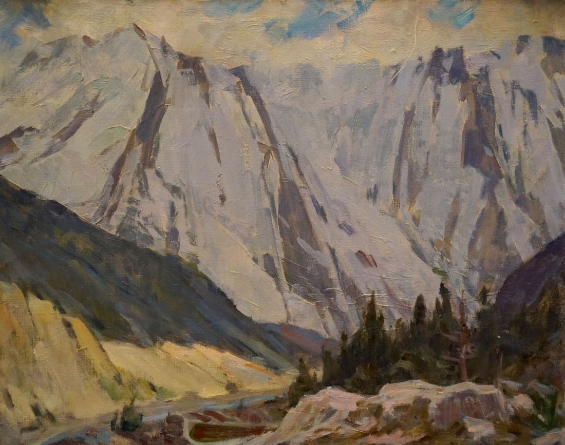 Oil painting Mountain landscape Chernikov Nikolay Vladimirovich: Title: Oil painting Mountain landscape Chernikov Nikolay Vladimirovich Description: NoVerns 1142 *** ABOUT THIS PAINTING *** * TITLE: "Mountain landscape" * ARTISTS: Chernikov Nikolay Vladimirovich * 