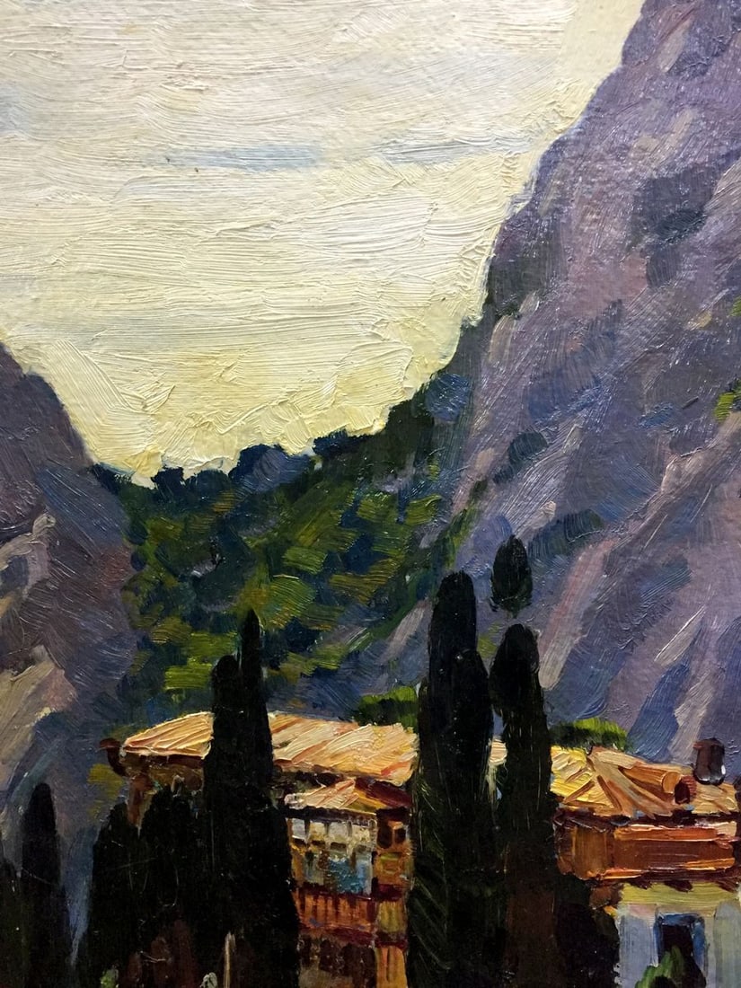 Oil paniting City Simeiz Kolomoitsev Petr Mikhailovich - 3