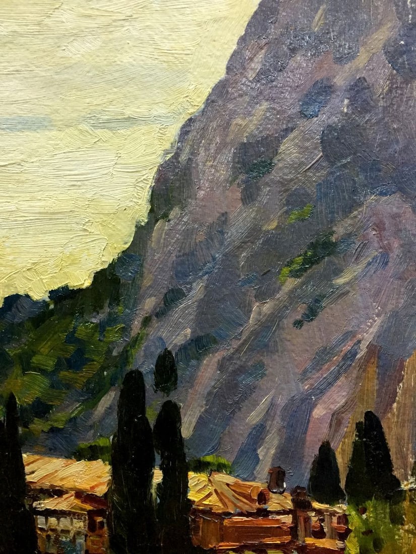 Oil paniting City Simeiz Kolomoitsev Petr Mikhailovich - 4