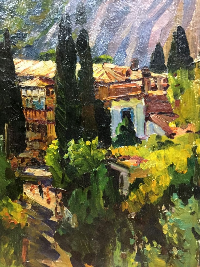 Oil paniting City Simeiz Kolomoitsev Petr Mikhailovich - 5