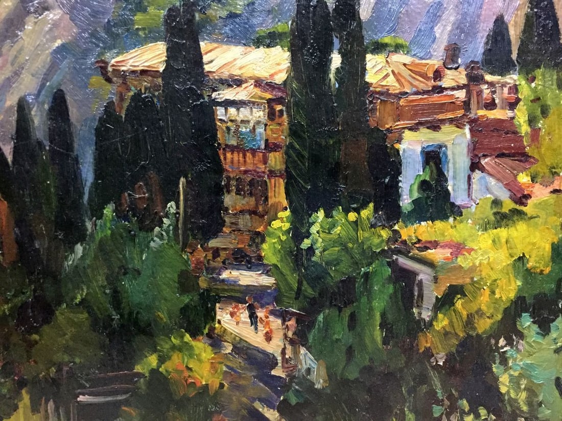 Oil paniting City Simeiz Kolomoitsev Petr Mikhailovich - 8