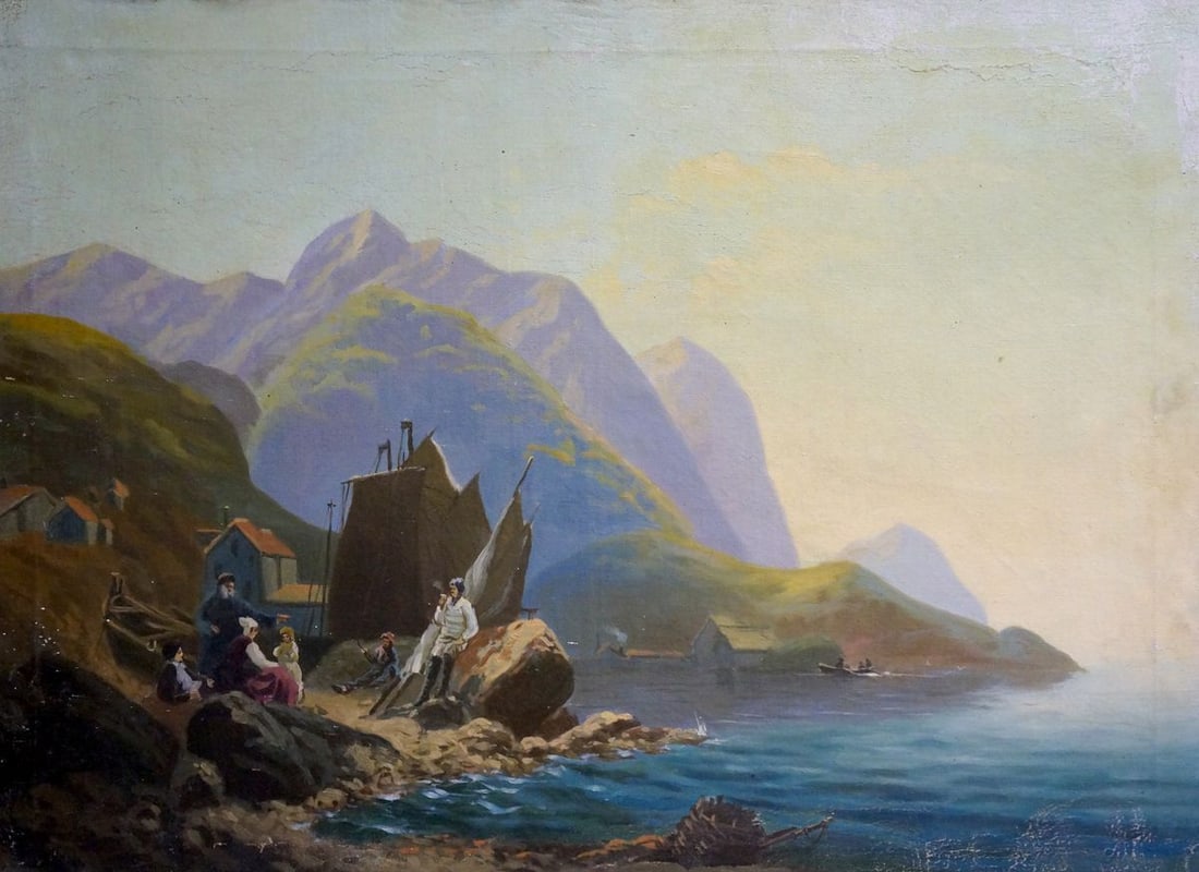 Oil painting Glow Melnikov Leonid Kuzmich (1 of 14)
