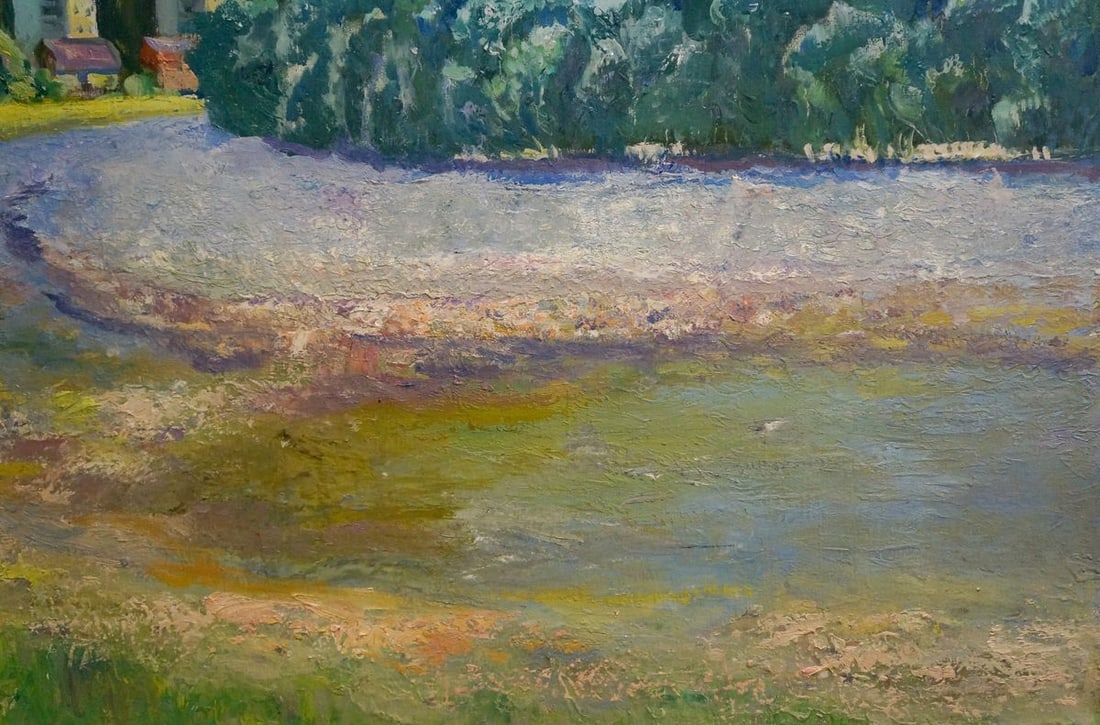 Oil painting Road to the city Mynka Alexander Fedorovich - 5