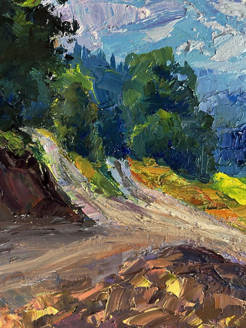 Oil painting Fresh mountain air Boris Serdyuk - 4