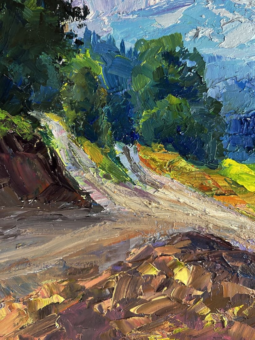 Oil painting Fresh mountain air Boris Serdyuk - 5