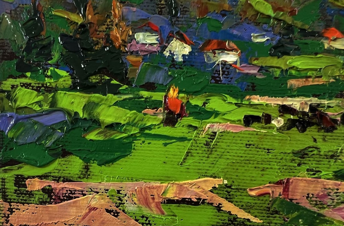 Oil painting Rural mountains Oleksiy Ivanyuk - 6