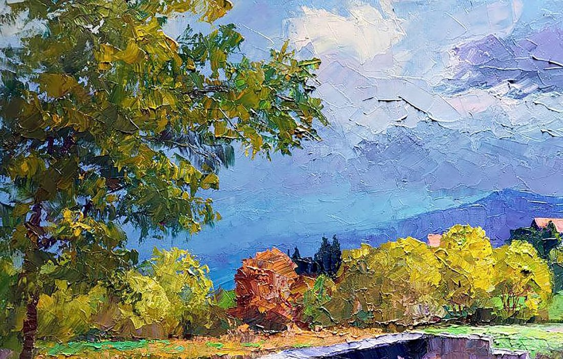 Oil painting After rain Boris Serdyuk - 4
