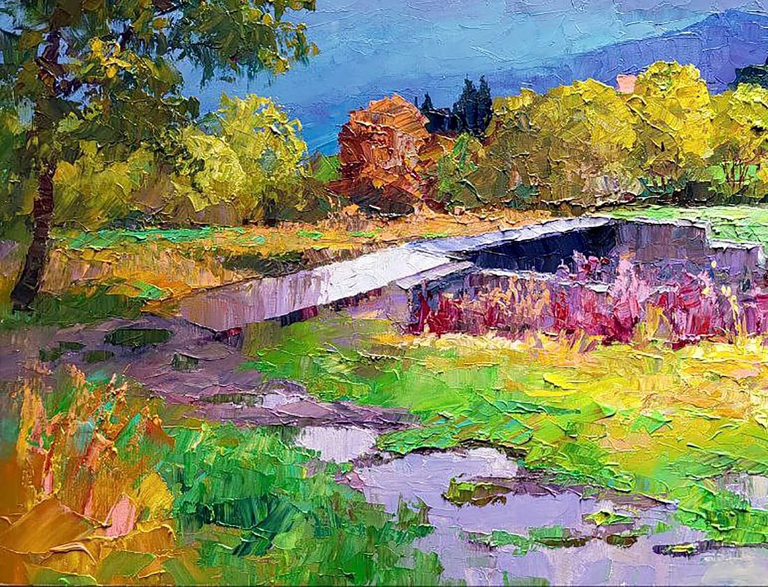 Oil painting After rain Boris Serdyuk - 6
