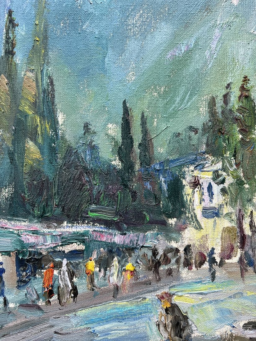 Oil painting City streets V. Mishurovsky - 6