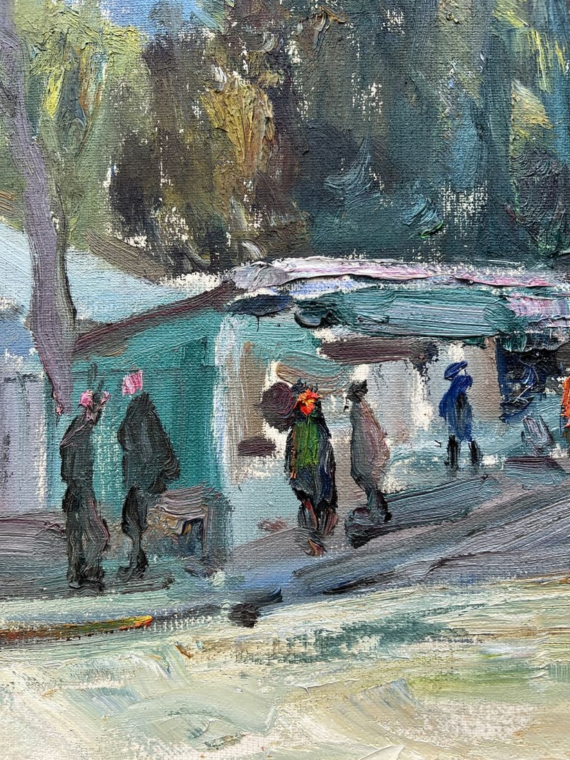 Oil painting City streets V. Mishurovsky - 8