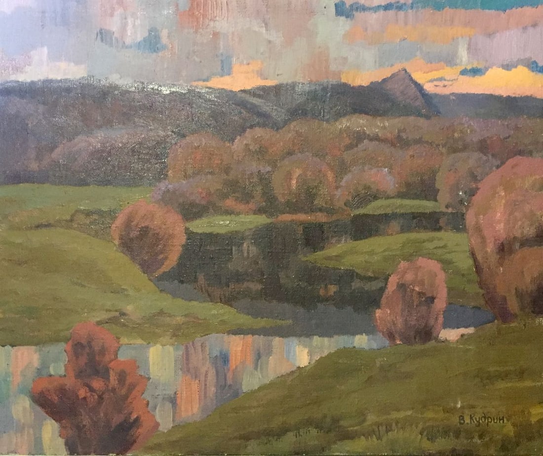 Oil painting After the rain Kudrin Viktor Petrovich (1 of 8)