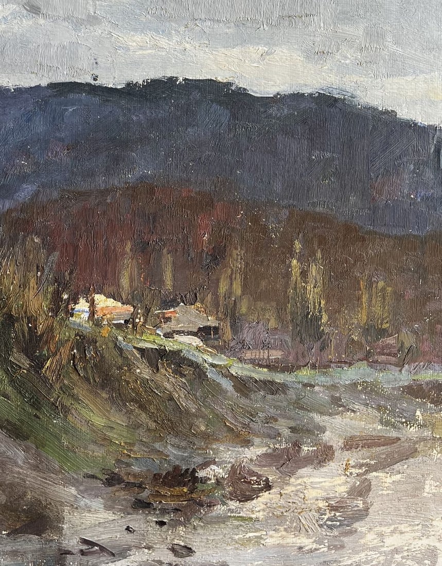 Oil painting Autumn in the mountains Boris Spornikov - 5