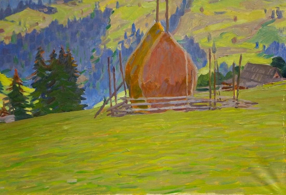 Oil painting Mountain landscape Gutorov Ivan Fedorovich - 5
