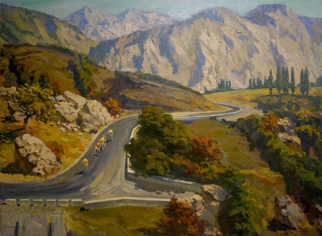 Oil painting Mountain landscape Litovchenko Boris Alexandrovich (1 of 8)