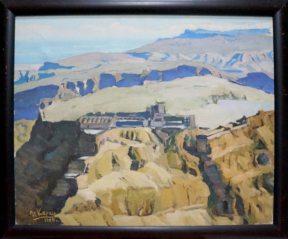 Oil painting The ruins of the palace Karas Joseph Ilyich (1 of 9)