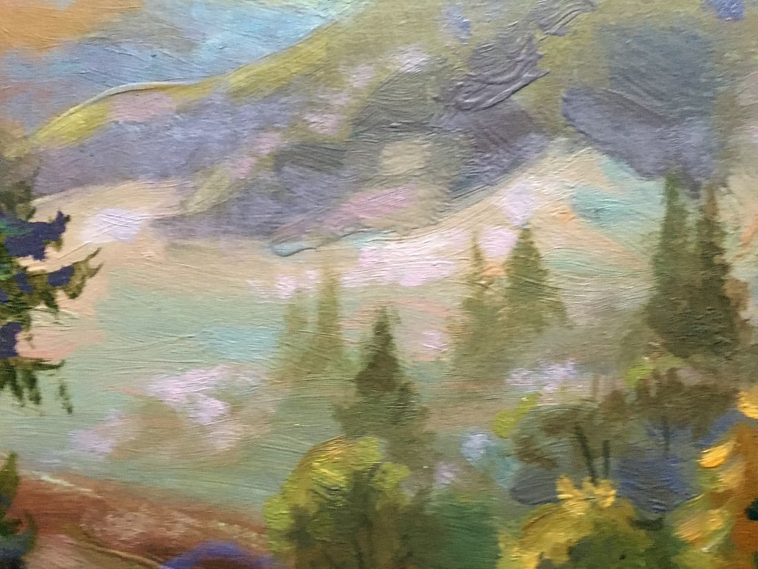 Oil painting Fog in the mountains Batrakov Vladimir Grigorievich - 10