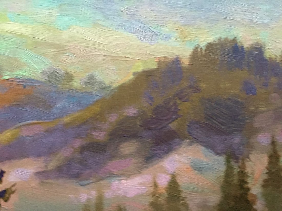 Oil painting Fog in the mountains Batrakov Vladimir Grigorievich - 8