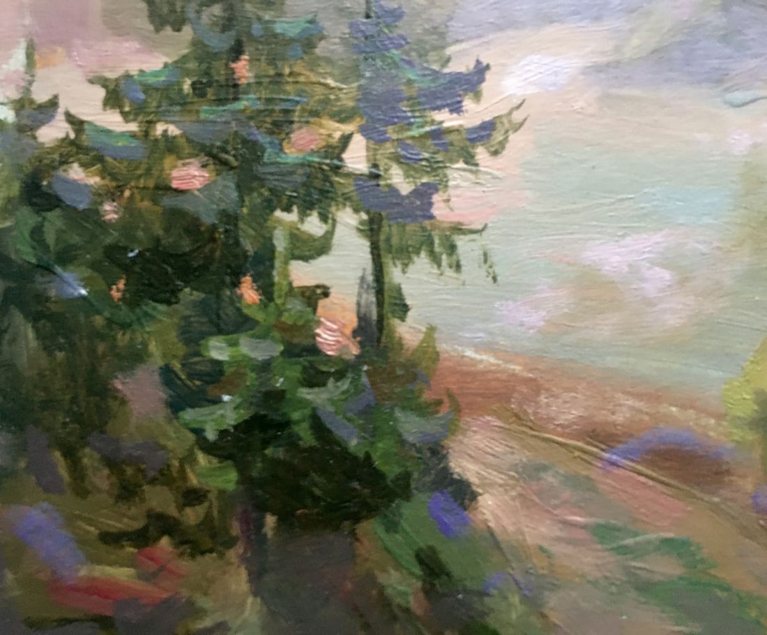 Oil painting Fog in the mountains Batrakov Vladimir Grigorievich - 9