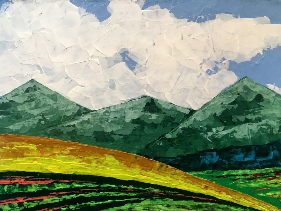 Oil painting Summer in the mountains Zadorozhnya V. V. - 10