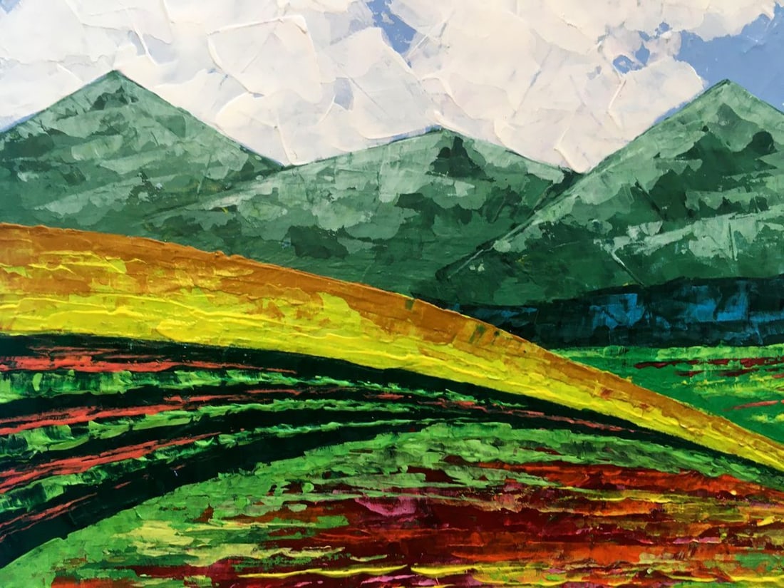 Oil painting Summer in the mountains Zadorozhnya V. V. - 11