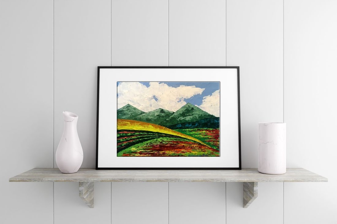 Oil painting Summer in the mountains Zadorozhnya V. V. - 3