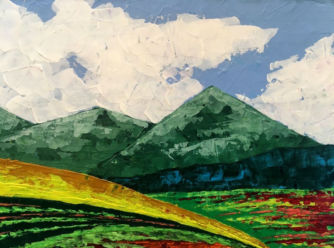 Oil painting Summer in the mountains Zadorozhnya V. V. - 5