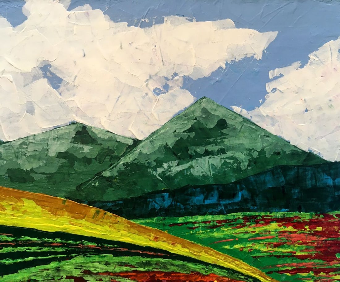 Oil painting Summer in the mountains Zadorozhnya V. V. - 8