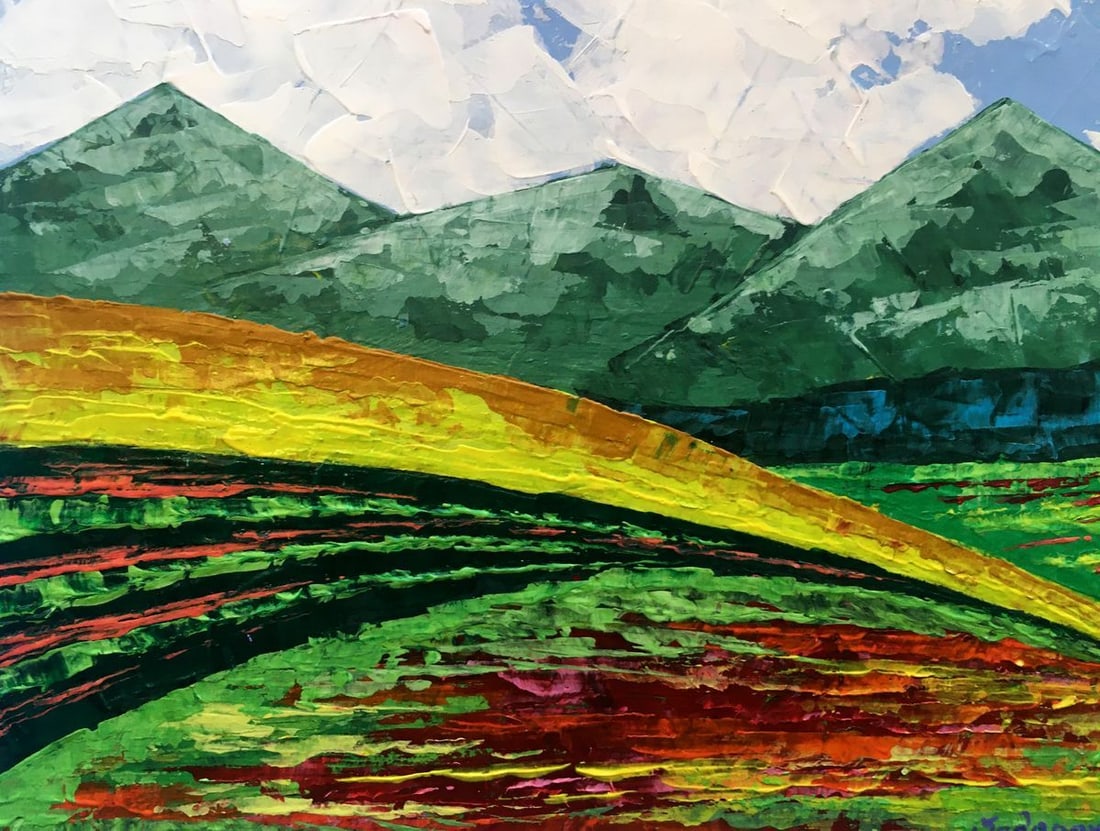 Oil painting Summer in the mountains Zadorozhnya V. V. - 9