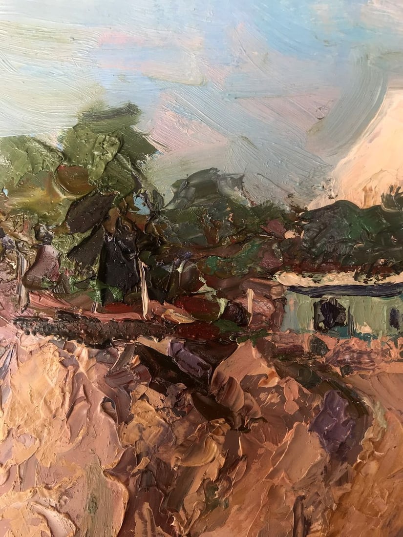 Oil painting A house in the mountains Alexander Nikolaevich Cherednichenko - 4