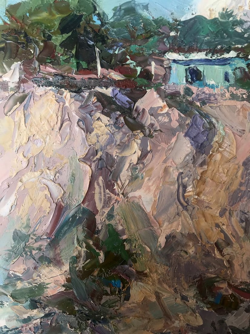 Oil painting A house in the mountains Alexander Nikolaevich Cherednichenko - 5