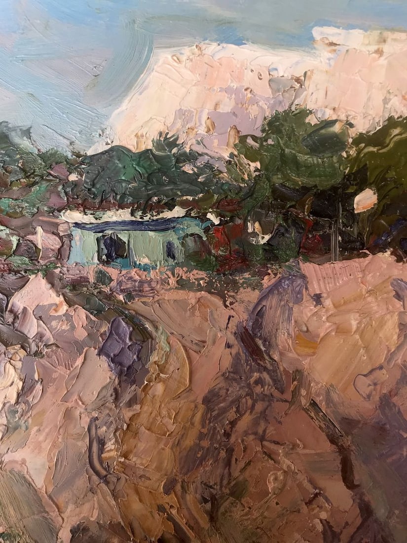 Oil painting A house in the mountains Alexander Nikolaevich Cherednichenko - 6