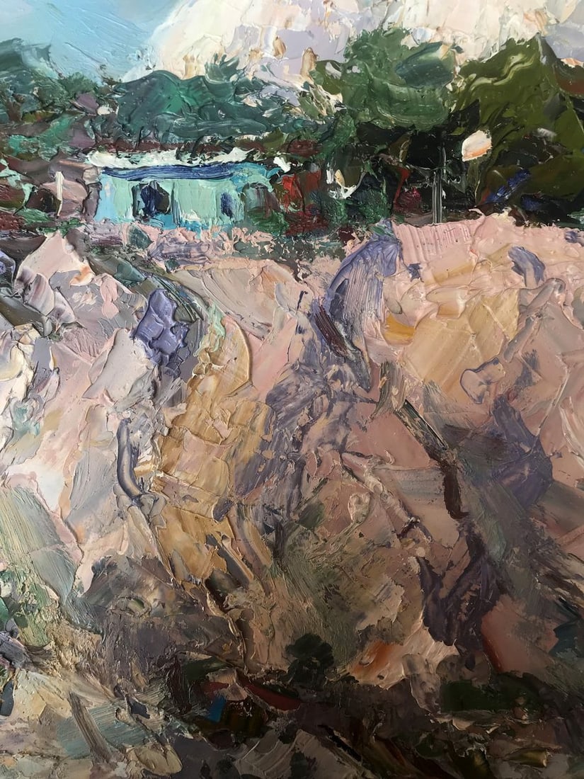 Oil painting A house in the mountains Alexander Nikolaevich Cherednichenko - 7