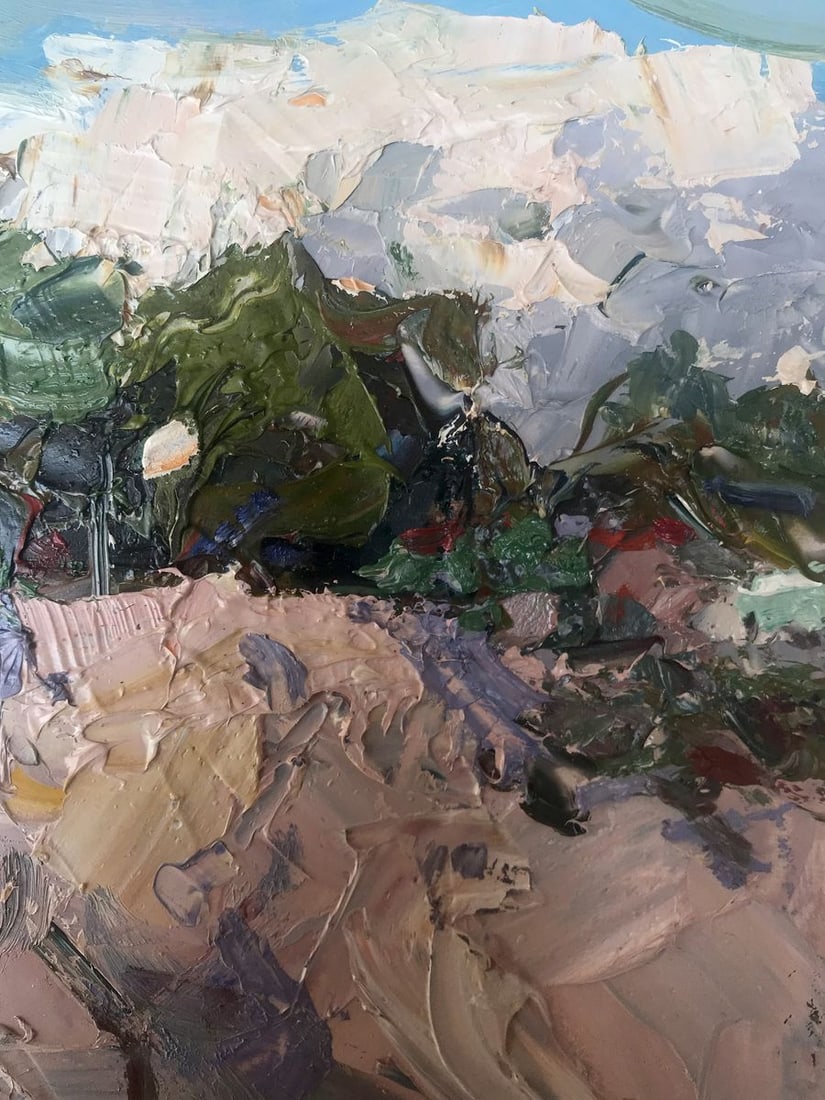 Oil painting A house in the mountains Alexander Nikolaevich Cherednichenko - 9