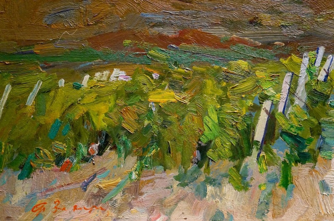 Oil painting In the vineyards Zakharov Fedor Zakharovich - 2