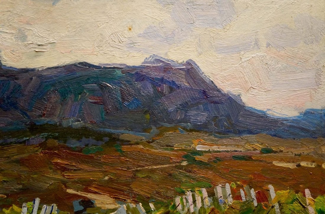 Oil painting In the vineyards Zakharov Fedor Zakharovich - 4