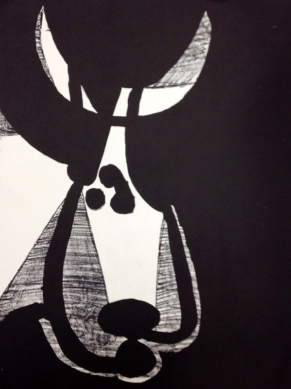 1959 Picasso lithograph Head of bull turned left (1 of 1)