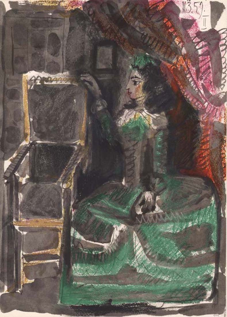 Picasso Toros Y Toreros No. 2 dated 11/3/59: Title: Picasso Toros Y Toreros No. 2 dated 11/3/59 Description: Picasso Toros Y Toreros No. 2 dated 11/3/59. Medium: Quadrichromie. Marks: Not signed, numbered in plate. Paper size: Vellum paper