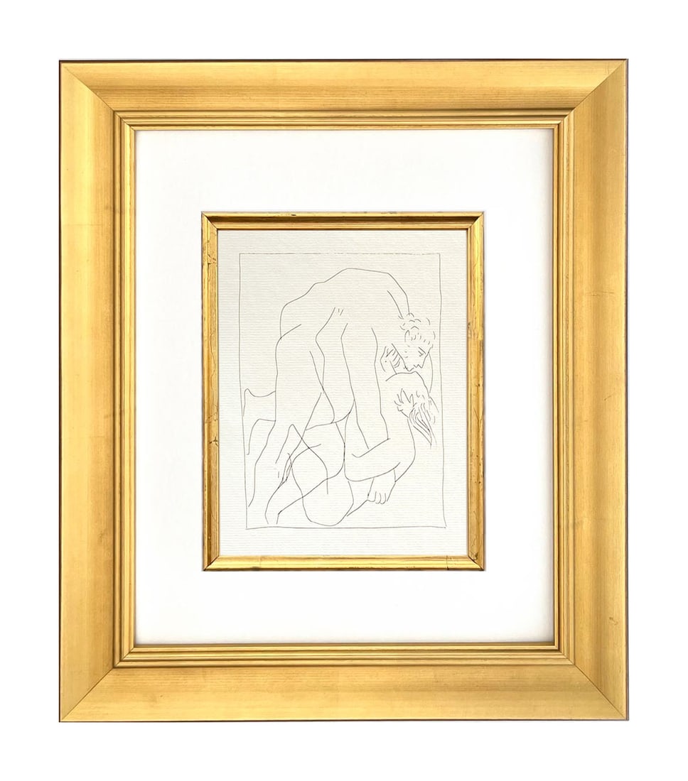 Picasso 8 Struggle Between Tereus and Philomela: Title: Picasso 8 Struggle Between Tereus and Philomela Description: Title: Struggle Between Tereus and His Sister-In-Law Philomela. Artist: Pablo Picasso (after). Country: Spain. Medium: Facsimile - 8