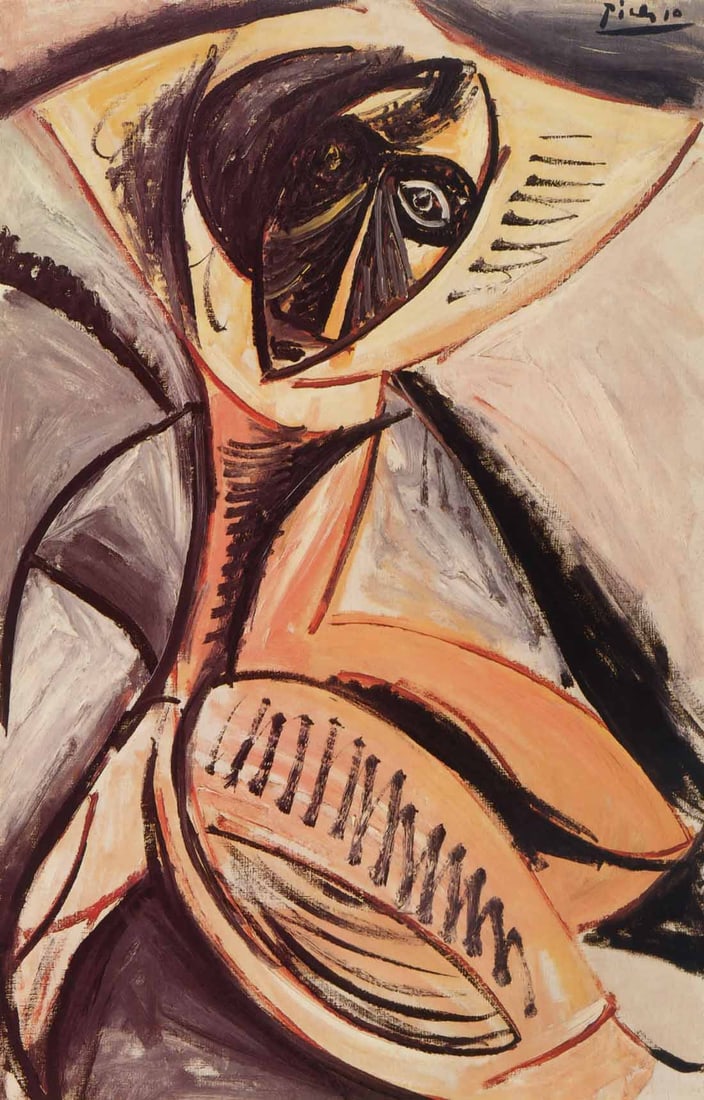 Picasso Woman with Raised Arms Giclee Numbered Edition: Title: Picasso Woman with Raised Arms Giclee Numbered Edition Description: Artist: Pablo Picasso. Title: Woman with raised arms. Medium: Giclee. Marks: L.E numbered. Paper size: watercolor paper 19 x