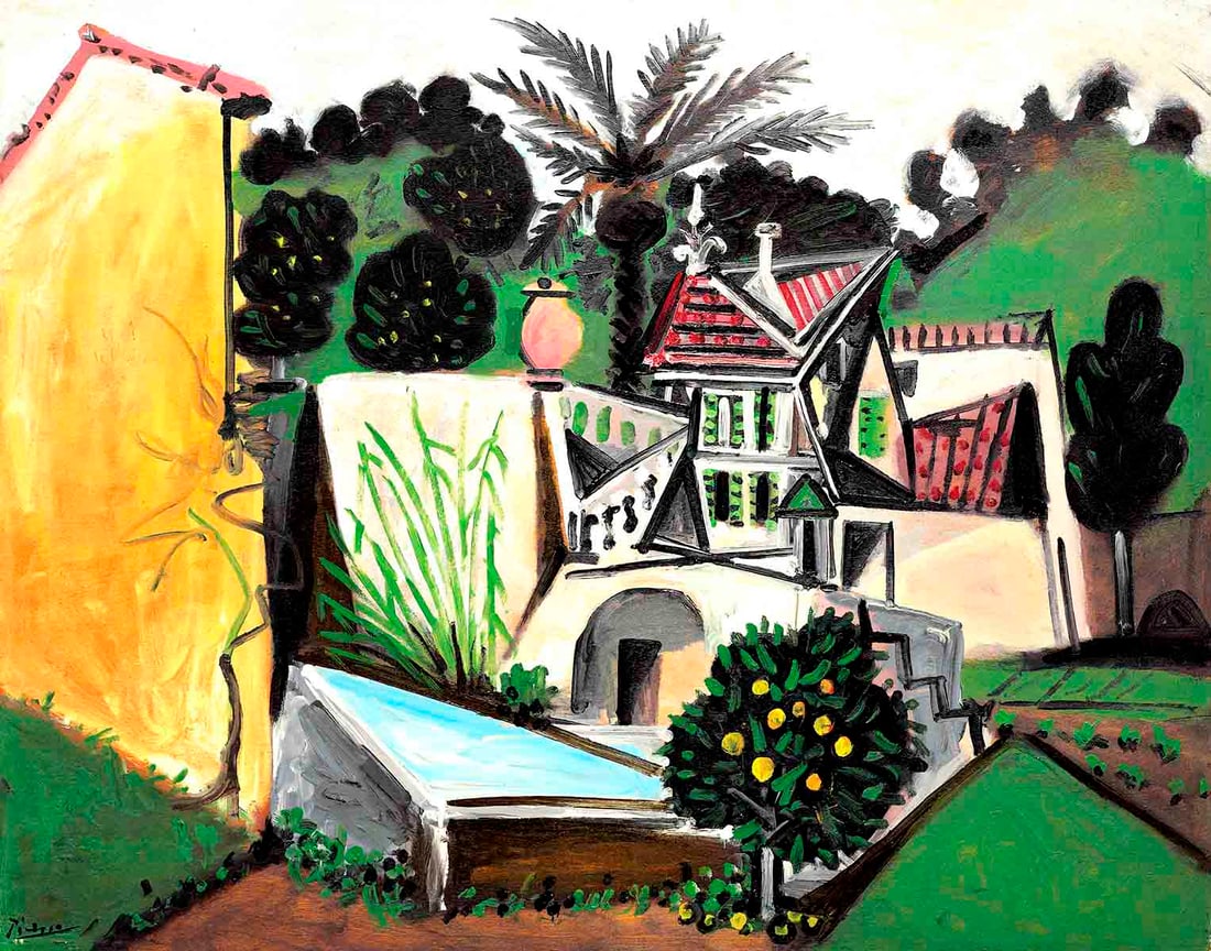 Pablo Picasso La villa Au Palmier Giclee Numbered Edition (1 of 1)