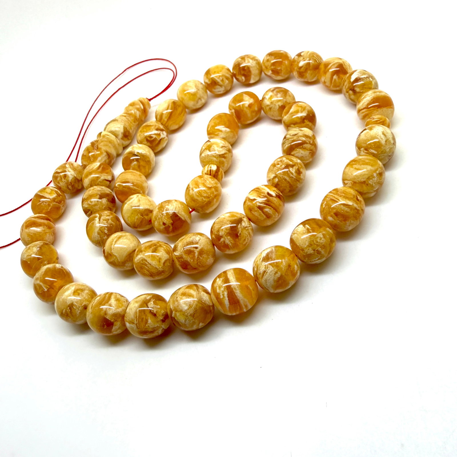 Amazing Amber Tesbih made from Round Amber beads - 5