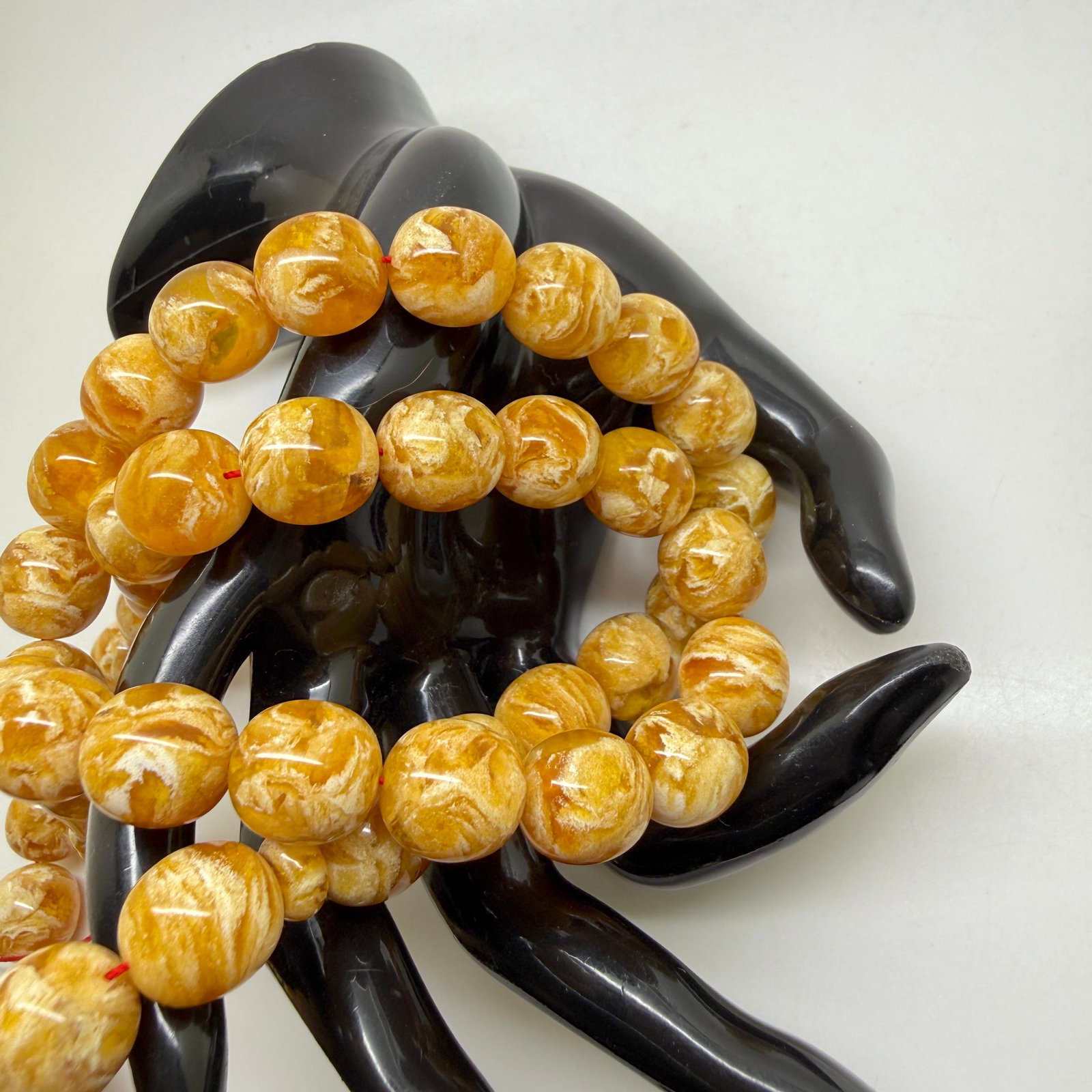Amazing Amber Tesbih made from Round Amber beads - 7