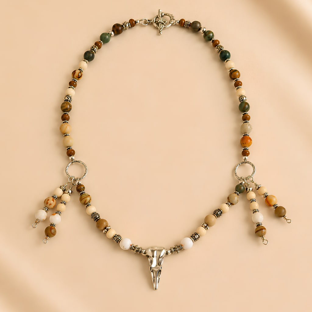 Desert Oracle Raven Necklace - 2