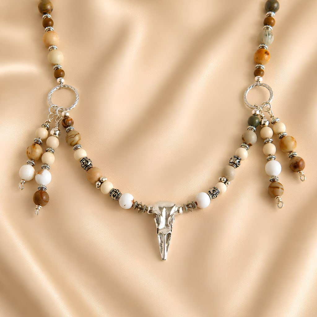 Desert Oracle Raven Necklace - 4