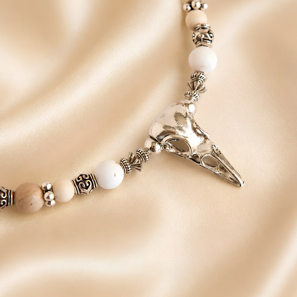 Desert Oracle Raven Necklace - 8