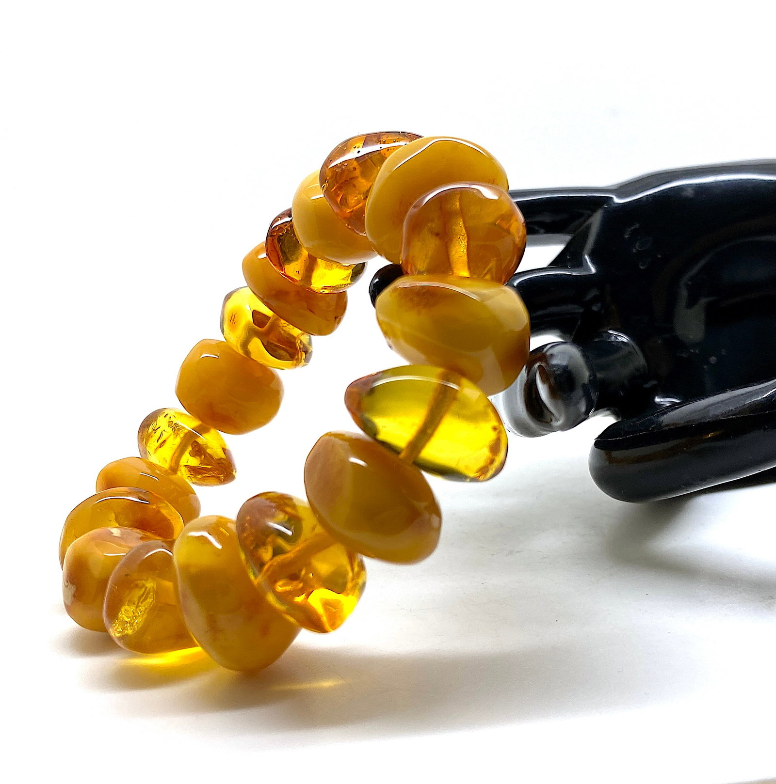 Impressive Vintage Amber Bracelet - 2